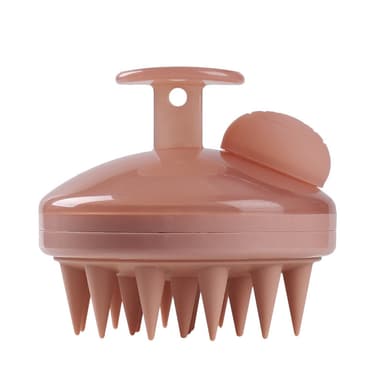 Hovedbundsmassager hårbørste, hårscrubber, shampoo børste Lyserød
