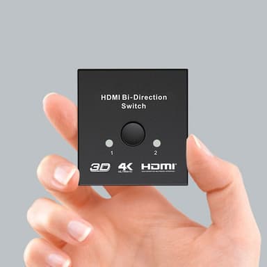HDMI tovejs splitter/switch 2x2