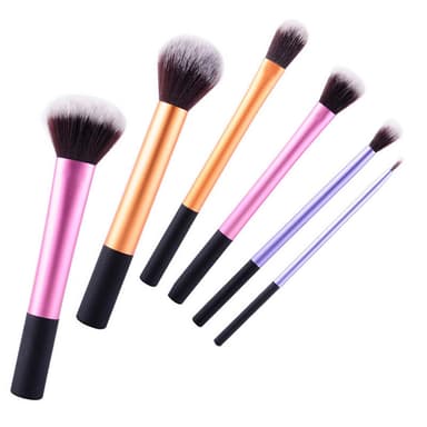 Make-up børste sæt til foundation, øjenskygge 6 dele