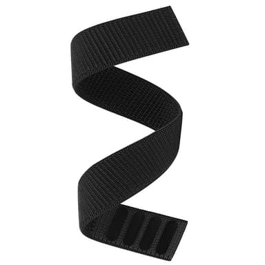 Urrem (20 mm) til Garmin Fenix 7S/6S/5S, Samsung Galaxy Watch Sort