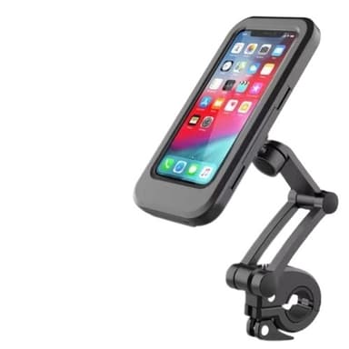 Universal håndtag telefonmonteret 360° rotation Passer til cykel motorcykel Sort