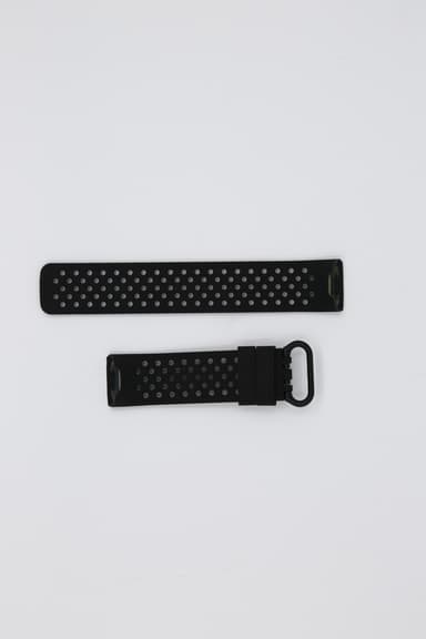 Fitbit Charge 3/4 armbånd silikone Sort (L)