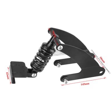 El-scooter Bagstøddæmper Sort ES1/ES3