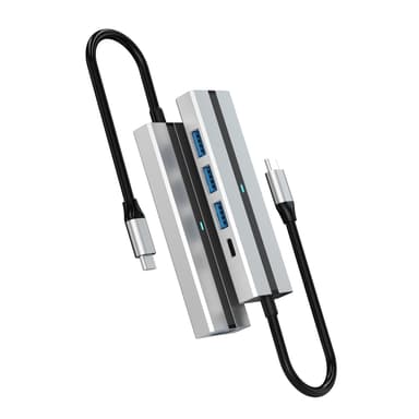 5-i-1 USB C Hub med SD/TF-kortlæser USB 3.0/2.0-porte