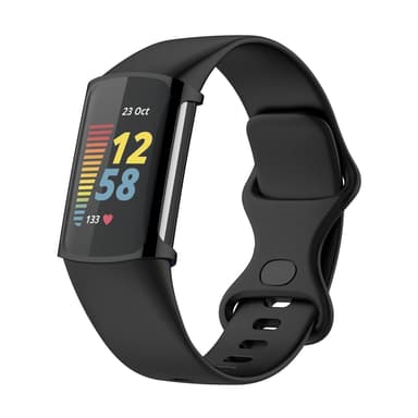 Skærmbeskytter beskyttelsescover til Fitbit Charge 5/6 Sort
