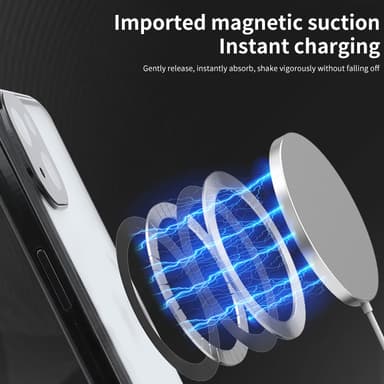 HD klart magnetisk etui med stativ til iPhone Sølv iPhone 13 Pro