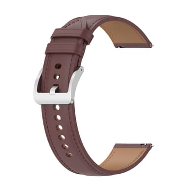Udskiftning af urrem til Samsung Galaxy Watch 3 Samsung Gear S3 Classic Mørkebrun 20 mm