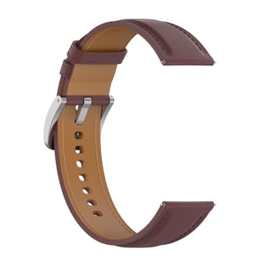 Udskiftning af urrem til Samsung Galaxy Watch 3 Samsung Gear S3 Classic Mørkebrun 20 mm