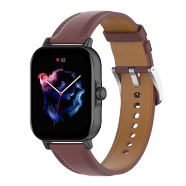 Udskiftning af urrem til Samsung Galaxy Watch 3 Samsung Gear S3 Classic Mørkebrun 20 mm
