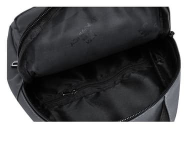 Crossbody-taske med stor kapacitet til rejser, arbejde, skole Sort