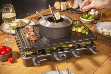 Severin raclette-fondue kombination RG 2347 (sort)