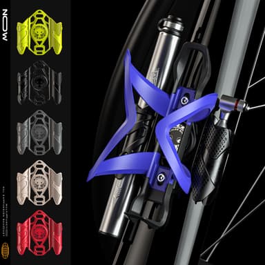 Multifunktionelt cykelbeslag til cykelflaskeholder Sort