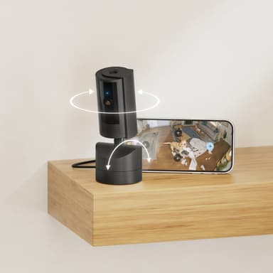 Ring Pan-Tilt indendørs sikkerhedskamera (sort)