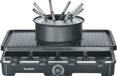 Severin raclette-fondue kombination RG 2347 (sort)