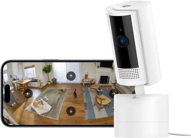 Ring Pan-Tilt indendørs sikkerhedskamera (hvid)
