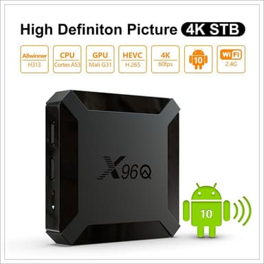 Smart TV -boks Android 10.0 4K 2GB + 16GB