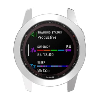 Anti-drop beskyttende urkasse cover til Garmin Forerunner 745 Sølv