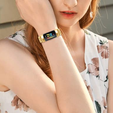 Fitbit Charge 5 armbånd i rustfrit stål guld