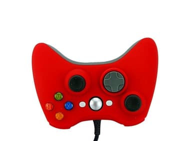 Håndcontroller til Xbox 360 (rød)