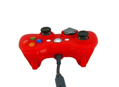 Håndcontroller til Xbox 360 (rød)
