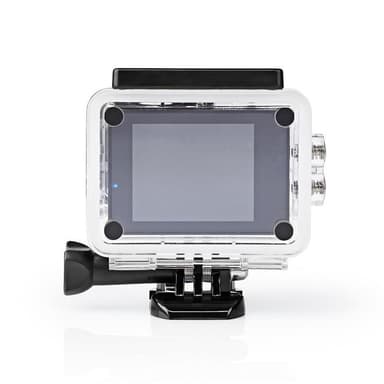 Nedis Action Cam | Enkelt Skærm | 4K@30fps | 16 MPixel | Vandtæt op til: 30.0 m | 90 min | Wi-Fi | App tilgængelig til: Android™ / IOS | Montering inkluderet | Sort