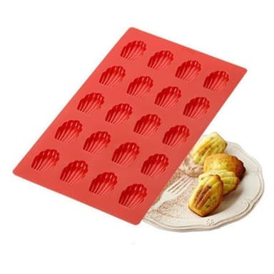 Silikone bageform, Madeleine cookies