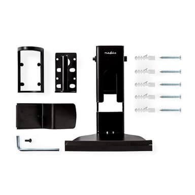 Nedis Speaker Mount | Kompatibel med: Sonos® Five™ / Sonos® PLAY:5™ | Væg | 7 kg | Swivel / Tilt | Vipbar | ABS / Stål | Sort