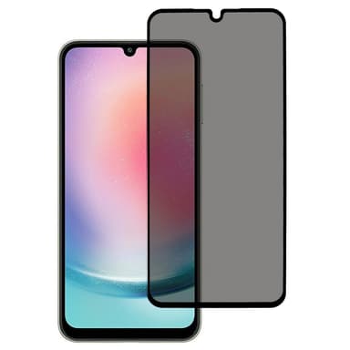 SKALO Samsung Galaxy A25 5G Privacy Hærdet Glas Skærmbeskyttelse - Svart