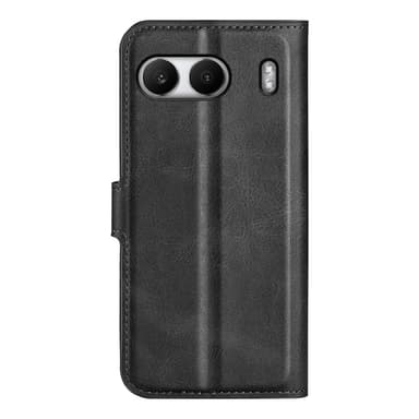 SKALO OnePlus Nord 4 Flip Cover m. pung i PU-læder - Sort