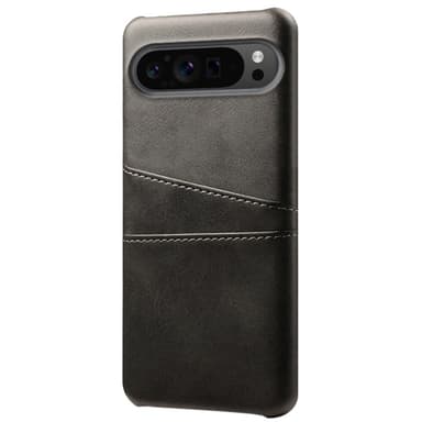 SKALO Google Pixel 9 Pro XL PU-læder Cover med Pung - Sort