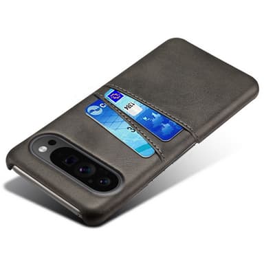 SKALO Google Pixel 9 Pro XL PU-læder Cover med Pung - Sort