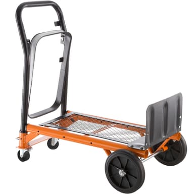 Kombineret sækkevogn med lad - orange