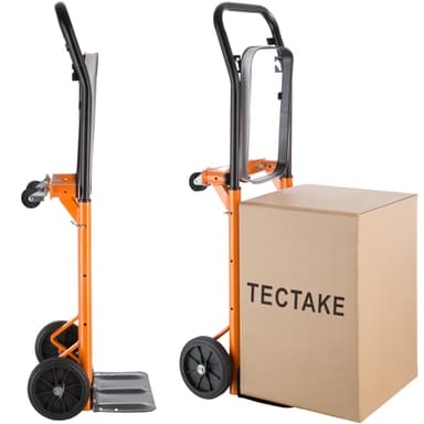 Kombineret sækkevogn med lad - orange