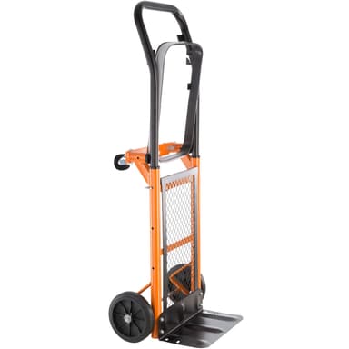 Kombineret sækkevogn med lad - orange