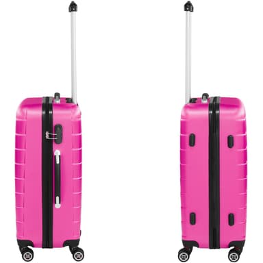 Kuffertsæt 3-dele hardcase - pink