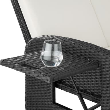 Rattan Havesofa Kreta - sort