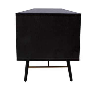 TV bord LUXEMBOURG 150x40xH50cm, sort