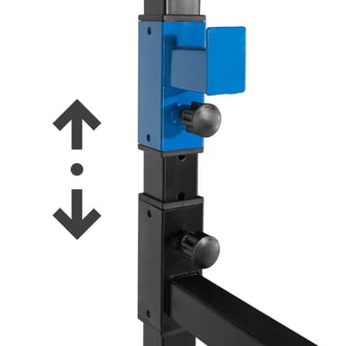 Power Rack træningsstativ - sort/blå