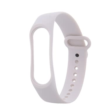 Silikonearmbånd til Xiaomi Mi Band 3 / 4, elfenben