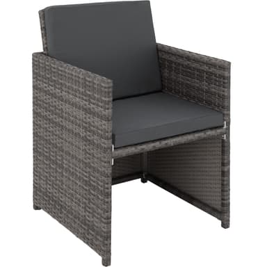 Polyrattan havemøbelsæt Manhattan - grå