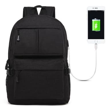 Laptop Rygsæk op tll 15,6 med usb ladeport