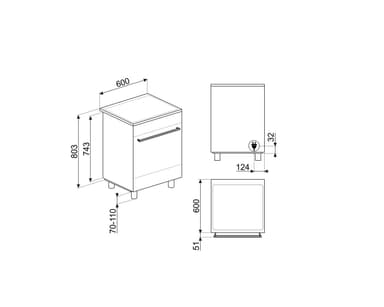 Smeg Komfur C6IMBLT2