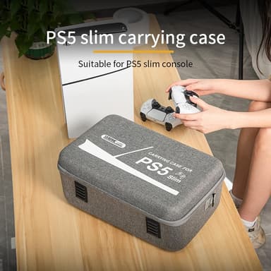 Til Sony PS5 Slim Game Console Case Stødsikker opbevaring