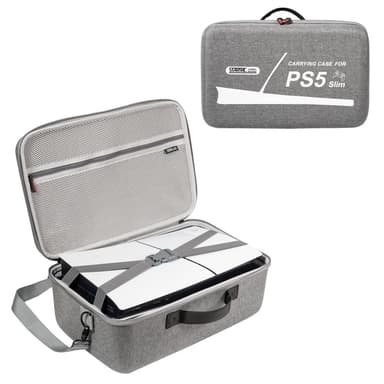 Til Sony PS5 Slim Game Console Case Stødsikker opbevaring