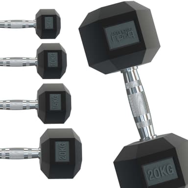 Body Revolution Hex Dumbbells 30 kg par