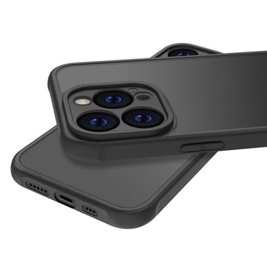 SKALO iPhone 16 Pro Matte Black Ultra-tynd TPU Cover