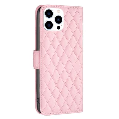 SKALO iPhone 16 Pro BINFEN COLOR Quiltet Pung - Pink