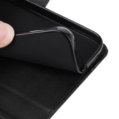 SKALO iPhone 16 Pro PU-læder Pungetui - Sort