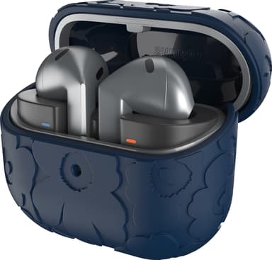 Samsung Galaxy Buds3/Pro Marimekko etui (sort/blå)