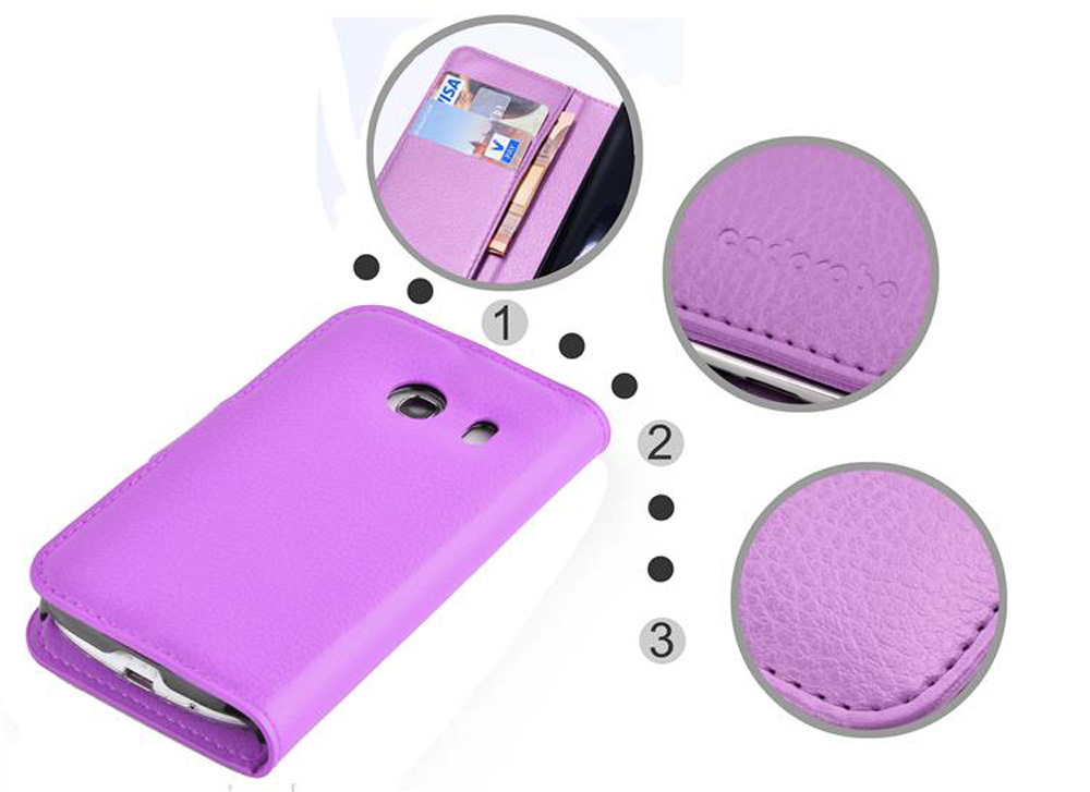 Samsung Galaxy ACE STYLE Pungetui Cover Case (Lilla)